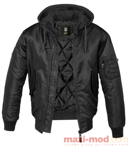 Мъжко яке с качулка голям размер