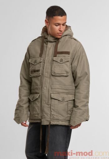 Голям размер мъжка парка с подплата 