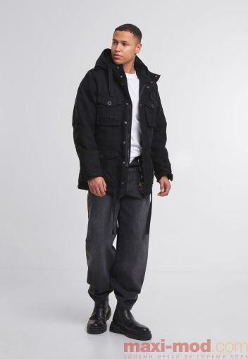 Голям размер мъжка парка с подплата 