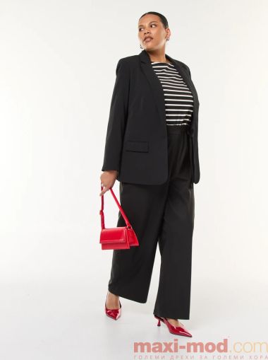 Широк дамски панталон макси размер