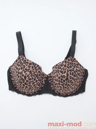 Сутиен с леопардов принт