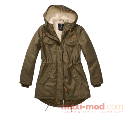 Голям размер дамска парка с подплата