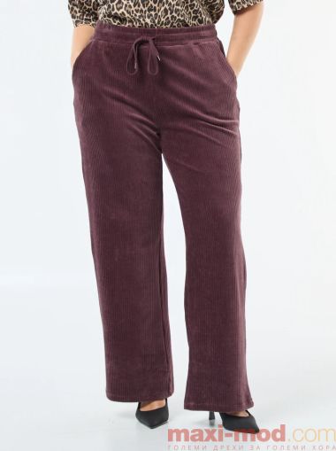 Широки дамск ипанталони от кадифе