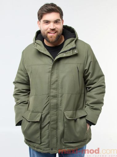 Водонепромокаема мъжка парка с подплата