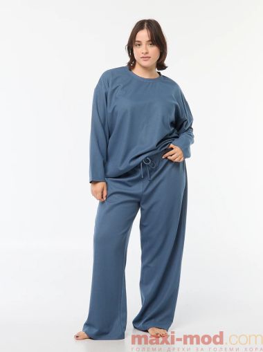 Дамска пижама голям размер