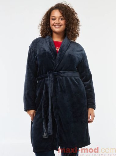 Голям размер дамски халат за баня