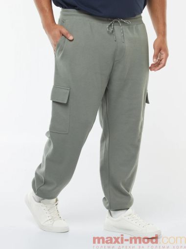 Голям размер мъжки поларен панталон