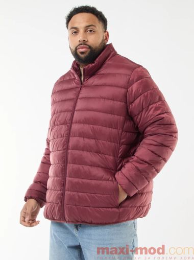 Леко, пухено яке с висока яка