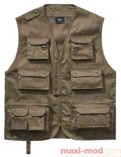 Голям размер мъжка ловна жилетка