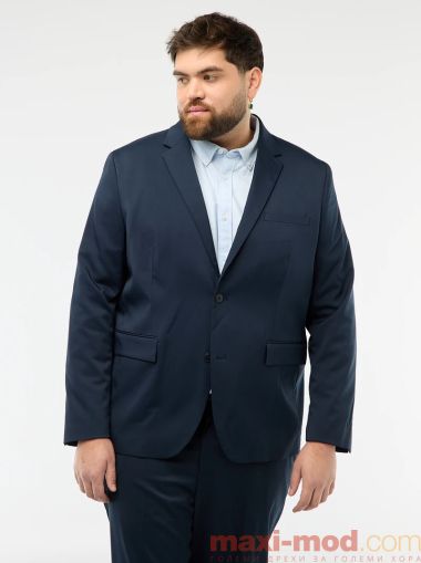 Голям размер официално мъжко сако