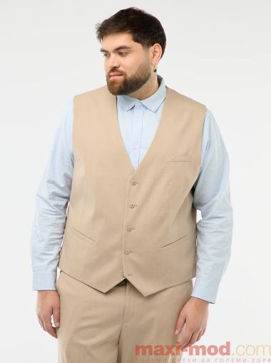 Жилетка за костюм голям размер