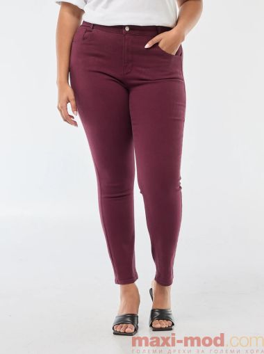Тесни панталони с висока талия 