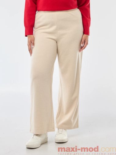 Дамски панталон с широки крачоли 