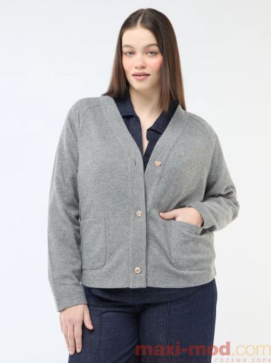 Лека дамска жилетка голям размер