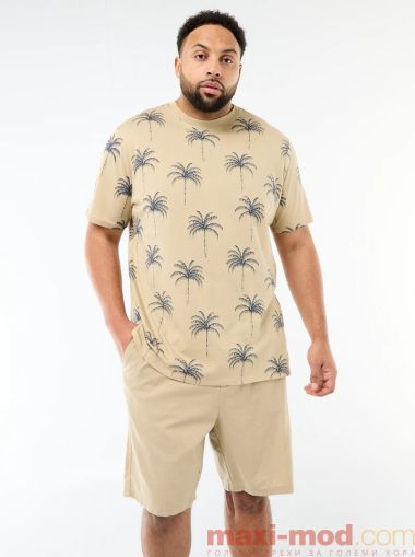 Голям размер мъжка тениска