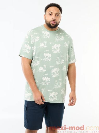 Голям размер мъжка тениска