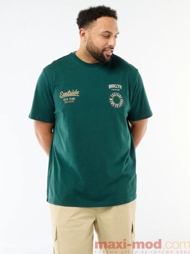 Голям размер мъжка тениска