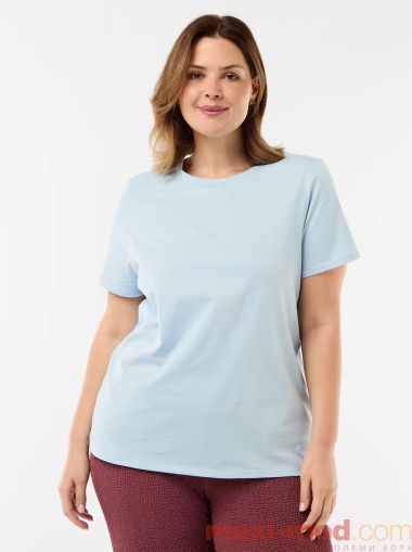 Голям размер дамска тениска 100% памук
