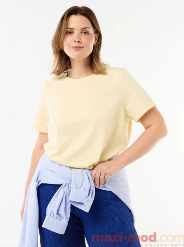 Голям размер дамска тениска 100% памук