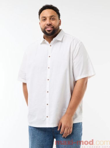 Мъжка  лененa риза голям размер