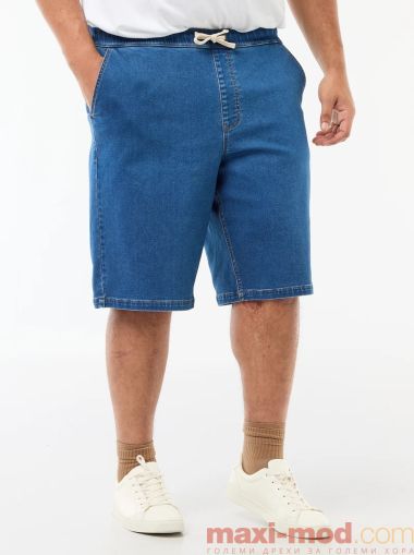 Мъжки дънкови бермуди макси размер