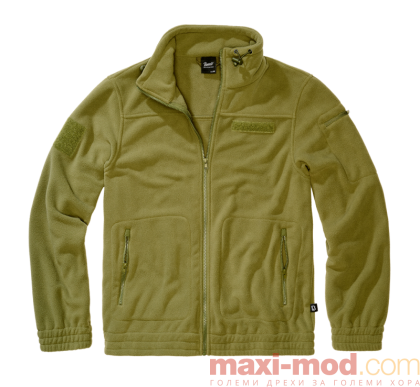 Голям размер мъжка поларена блуза