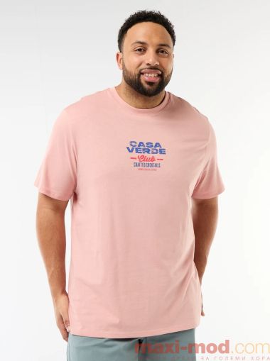 Голям размер мъжка тениска