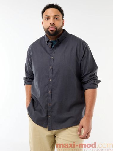 Ленена риза с дълъг ръкав