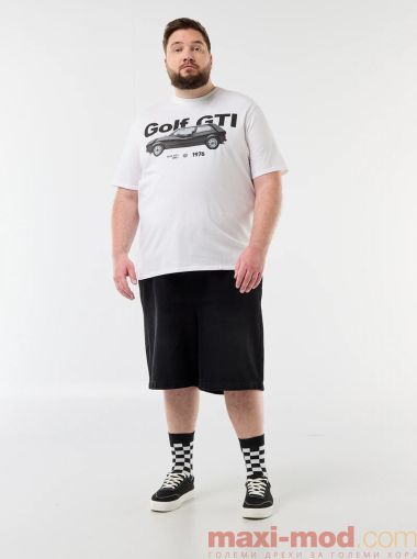 Голям размер мъжка тениска