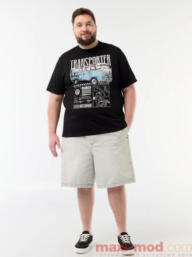 Голям размер мъжка тениска