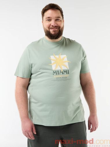 Голям размер мъжка тениска