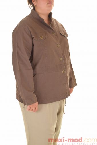 Дамско спортно сако голям размер