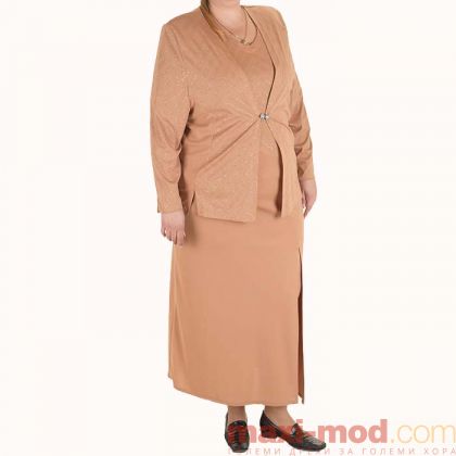 Рокля от две части макси размер