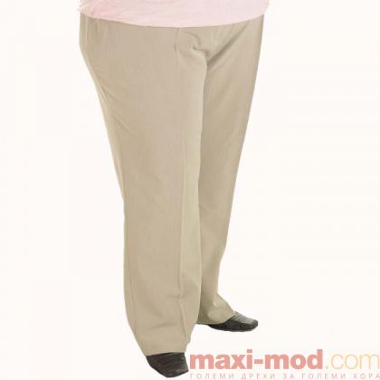 Дамски панталон с еластичен колан макси номер