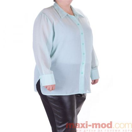 Ефирна дамска риза макси номер