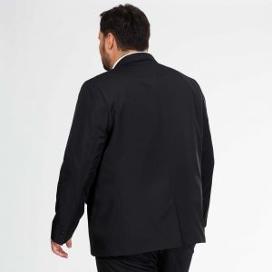 Мъжко черно сако голям размер