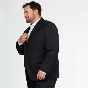 Мъжко черно сако голям размер