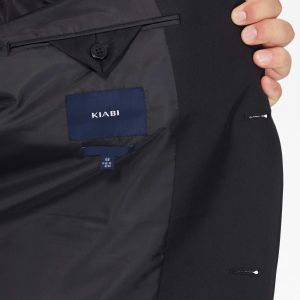 Мъжко черно сако голям размер