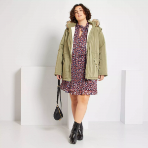 Къса рюшена пола макси размер