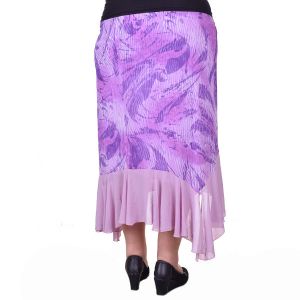 Макси номер дамска пола с флорални мотиви