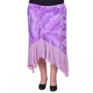 Макси номер дамска пола с флорални мотиви