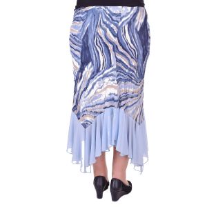 Макси размер разкроена пола