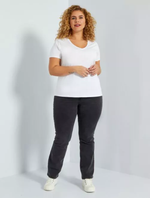 Голям размер дамска тениска 100% памук