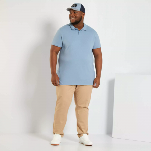 Голям номер мъжка блуза с къс ръкав