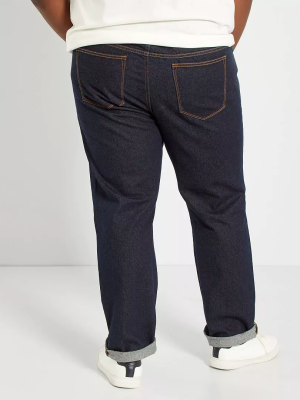 Голям размер мъжки обикновени дънки