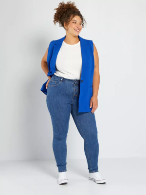 Голям размер дамски дънки 