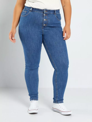 Голям размер дамски дънки 