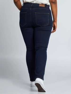 Голям размер дамски дънки 