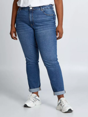 Голям размер дамски дънки 