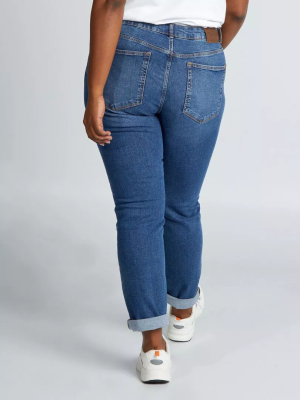 Голям размер дамски дънки 